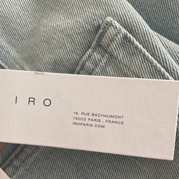 IRO Girvani jean NWTs- 38, light blue - Picture 5 of 5